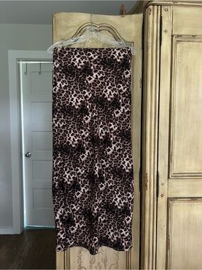 Princess Polly Leopard Print Midi Skirt